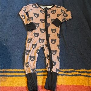 Little one shop Bear Print Kids One Piece Pajama
